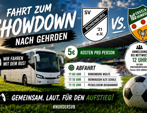 Fahrt zum Showdown nach Gehrden am 04.06.2026